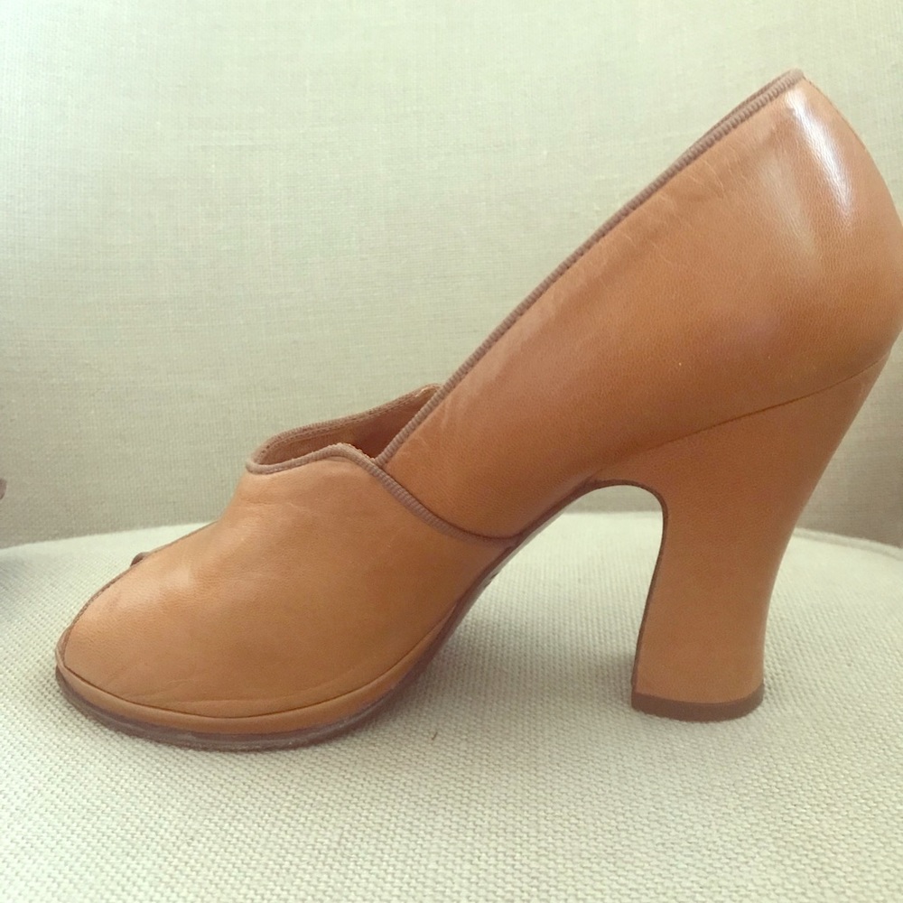 CHIE MIHARA 37 Pumps Brown Leather